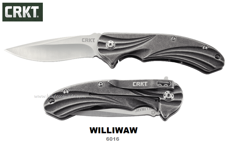CRKT Williwaw Framelock Flipper Folding Knife, CRKT6016